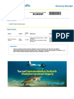 Itinerary PDF PDF