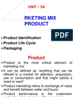 5A. Marketing Mix Decisions (Product)