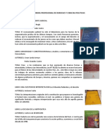 Libros de La Carrera Profesional de Derecho y Ciencias Politicas