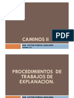 Proceso de Trabajos de Explanacion Del Afirmado