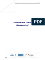 Rapport Final Micmac - Shimbote SAC
