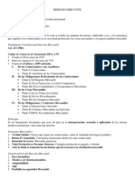 Derecho Mercantil en Base Al Codigo Mercantil PDF