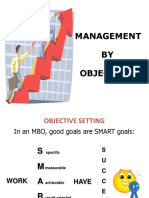 Management BY Objectives