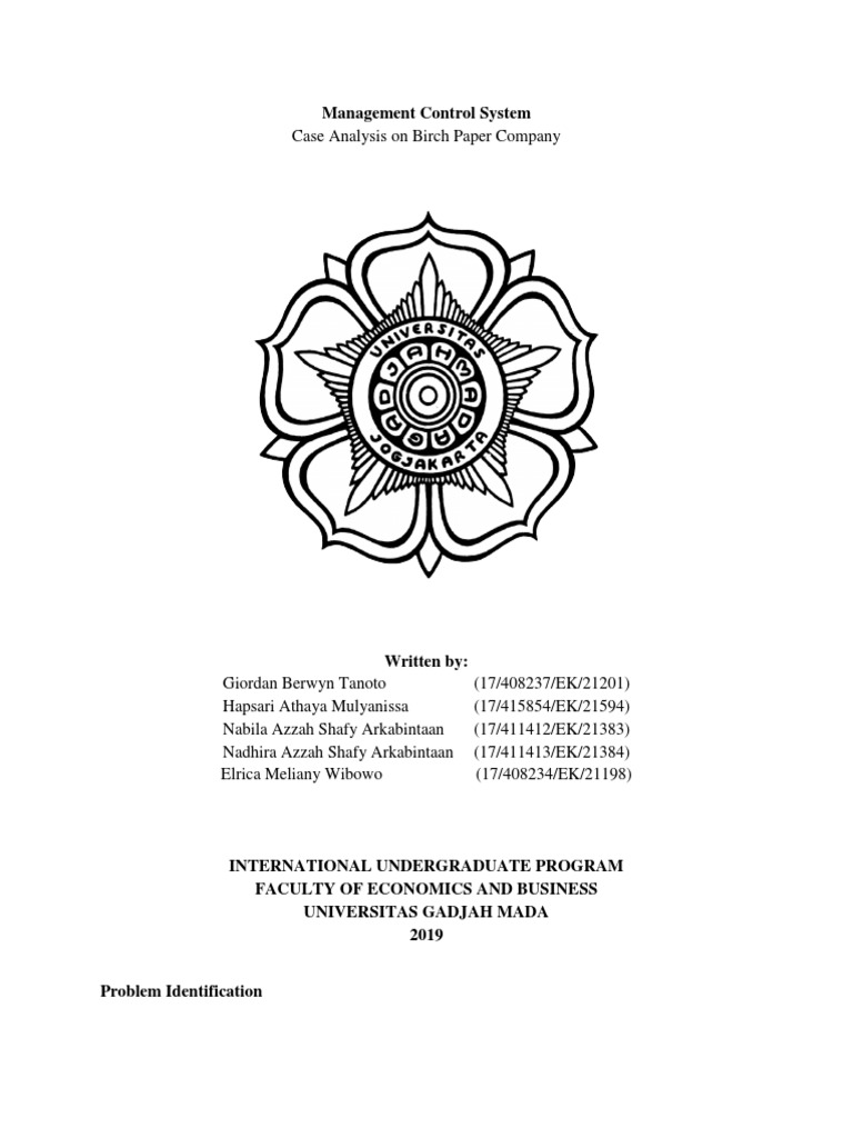 BIRCH Paper Company Solution PDF Pricing Profit (Economics)