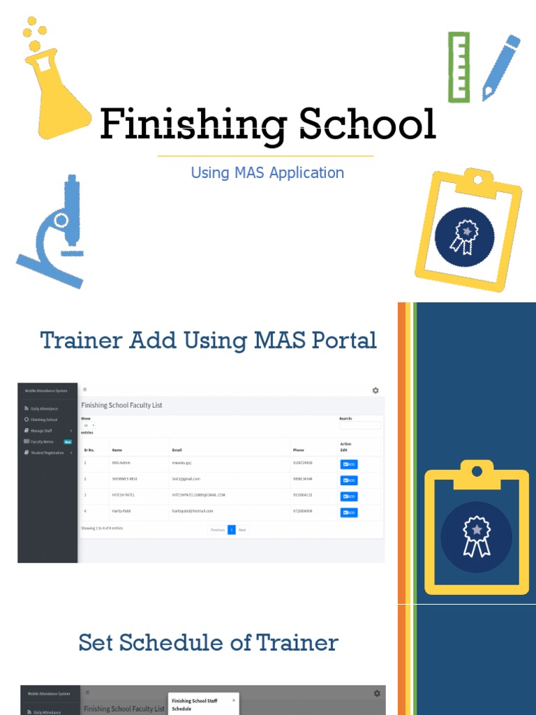 Finishing School with MAS Portal | PDF | Computers