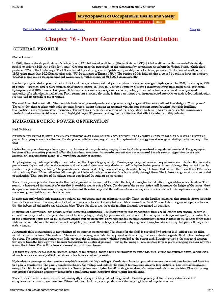 Power Generation & Distribution Overview | PDF | Nuclear Reactor ...