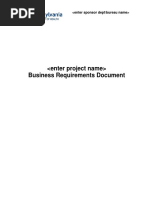 Business Requirements Document Template Colombia