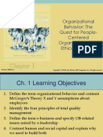 Organizational Behavior: The Quest For People-Centered Organizations and Ethical Conduct