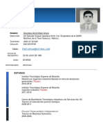 CV Edwin Arturo González Ávila Actualizado (Sep 2019)