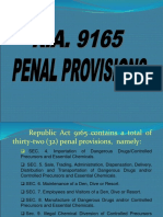 Ra 9165 Penal Provisions