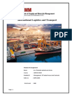 International Logistics and Transport: Key Players and Concepts