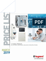 Main LEGRAND - PriceList - Mar - 2019 PDF