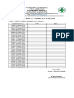 Daftar Hadir Cs