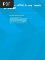 Security Lifecycle Review (SLR)