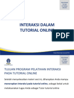 Interaksi Dalam Tuton Dan Contoh Interaksi Dalam Tuton - E1 PDF