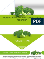 SKP, Metode Pengukuran Asupa Zat Gizi Keluarga