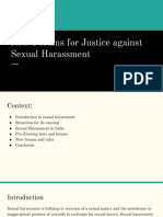 New Forums For Justice Against Sexual Harassment