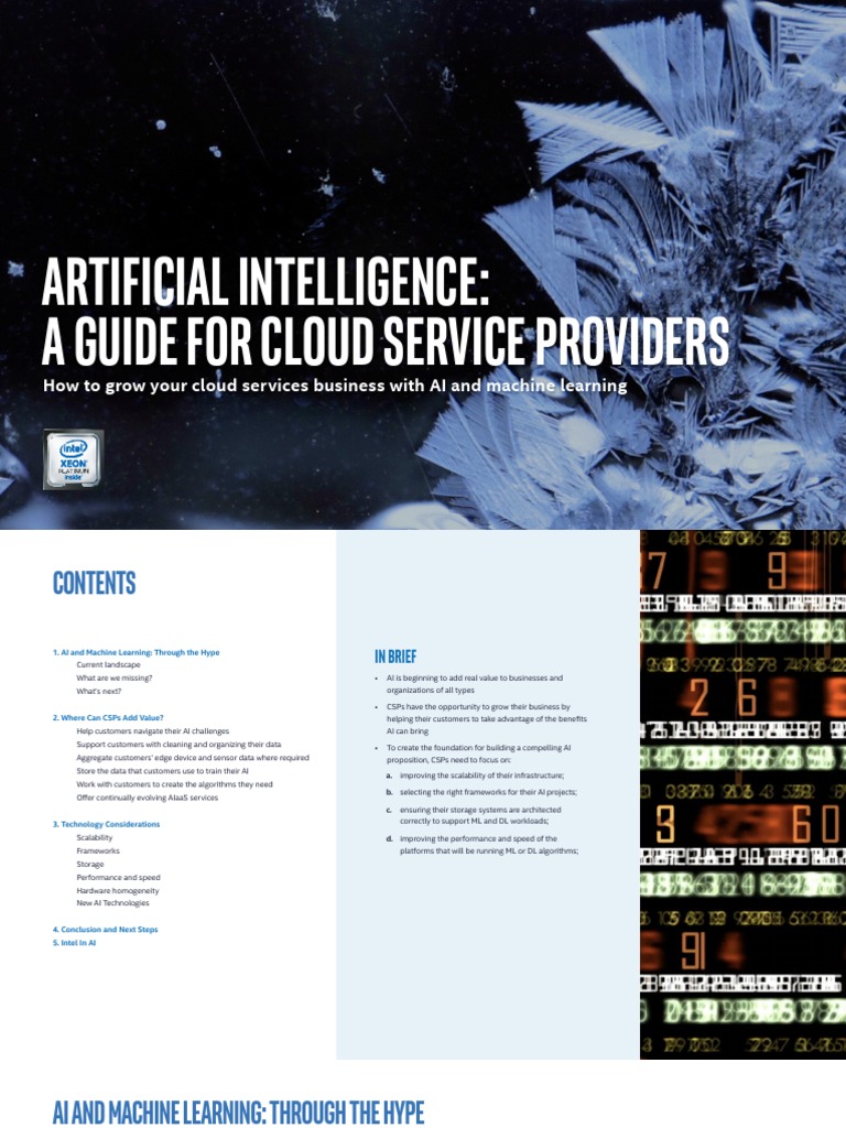 Intel Artificial Intelligence Eguide | PDF | Deep Learning | Artificial ...