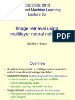 CSC2535: 2013 Advanced Machine Learning Lecture 8b: Image Retrieval Using Multilayer Neural Networks