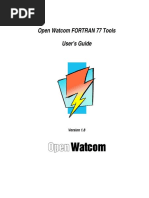 Open Watcom FORTRAN 77 Tools User's Guide