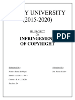 Amity University (2015-2020) : Infringement