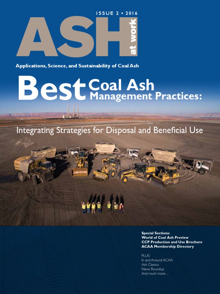 Best Coal Ash Management Practices Fly Ash Groundwater