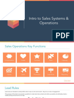 Intro To Sales Systems & Operations