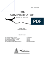 The Administrator by LBSNAA