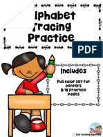 Alphabet Tracing Practice: Includes