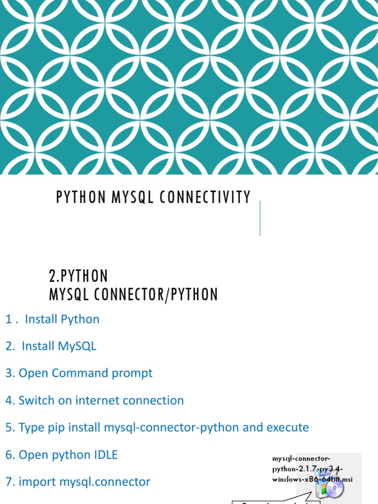 Python MySQL Connector Guide | PDF | My Sql | Sql