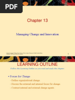 CH 13 Managing Change and Innovation