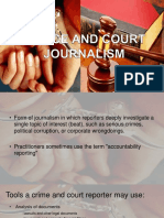 Police and Court Journalism