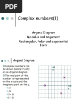 Complex Numbers 2 Modulus Argument and Polar Form