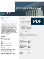 Ra'Uf Seno Wardani, S.Ab: Personal Profile