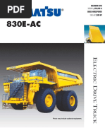 Komatsu 930E-5 Specifications Overview | PDF | Horsepower | Tire
