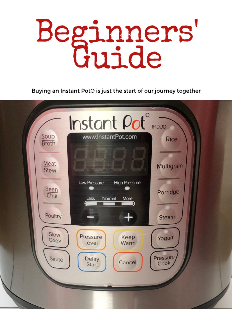 Instant Pot Guide | PDF | Pressure Cooking | Slow Cooker