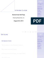 Network Layer Design Issues and Routing Algorithms