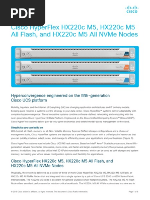 Cisco Hyperflex Hx2c M5 Hx2c M5 All Flash And Hx2c M5 All Nvme Nodes Solid State Drive Scalability