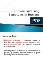 Helminthiasis and Lung Symptoms in Humans