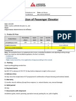 Quotation of Passenger Elevator PDF