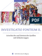 Investigatio Fontium Ii.: NT Ium