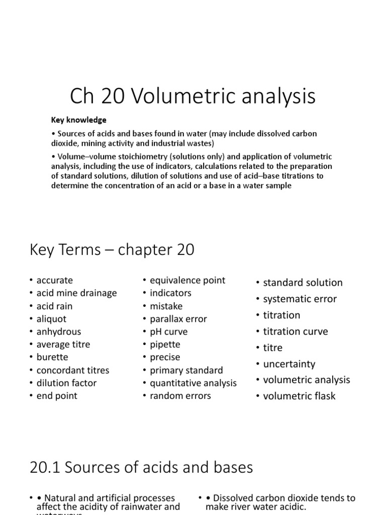Understanding Concordant Titres in Titration | PDF | Titration | Chemistry