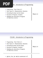 CS1100 - Introduction To Programming