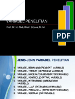 Variabel Penelitian PDF