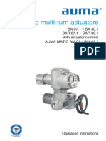 Electric multi-turn actuators operation guide