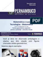 Formas Geométricas Espaciais Prisma e Pirâmide - Conceitos Iniciais