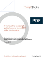A Framework For Assessing The Political Economy of Post-2012 Global Climate Regime