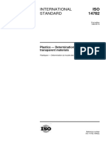 ISO 14782-1999 Determination of Haze For Transparent Material