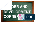 Gender and Development Corner