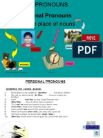 Personal Pronouns: Level 1 Places Level 2 People